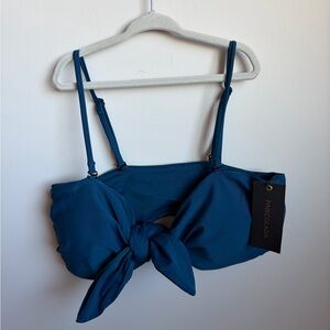 Pink Colada Women's Blue Bow Tie Bikini Top